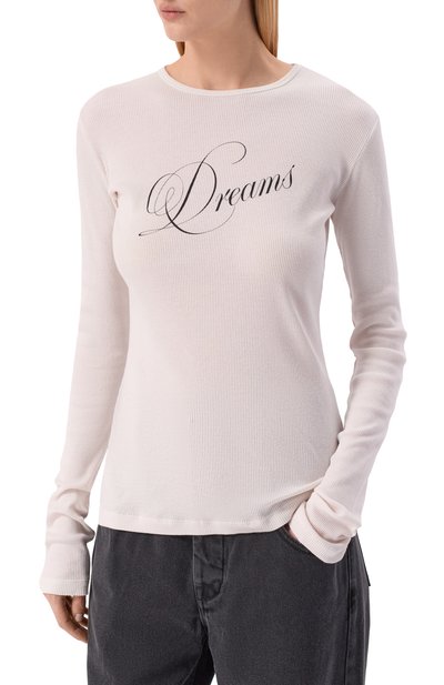 Хлопковый лонгслив ANN DEMEULEMEESTER, арт. B0013833/FA659, фото 3