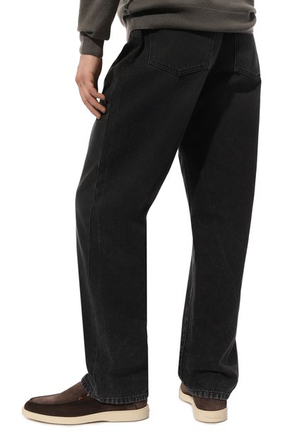 Замшевые лоферы detroit SANTONI, арт. MGDG17824TICBSH6, фото 3