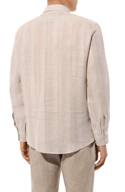 Льняная рубашка BRUNELLO CUCINELLI, арт. MM6510626, фото 4