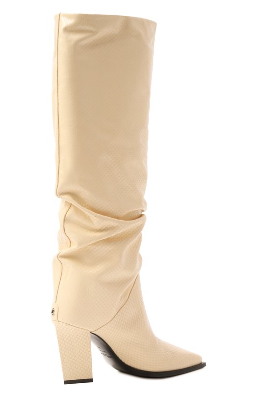 Кожаные сапоги Hart 85 Jimmy Choo HART KB 85/GHF Кремовый  HART KB 85/GHF Фото 5