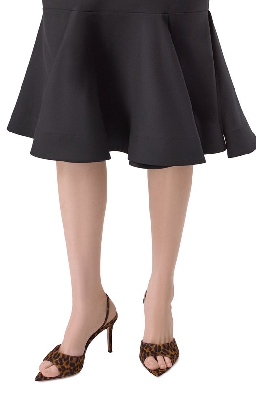 Замшевые босоножки Gianvito Rossi G32662.85RIC.CMDALLP Леопардовый  G32662.85RIC.CMDALLP Фото 2