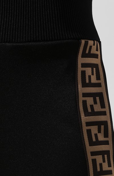 Джоггеры FENDI черного цвета по цене 45500 руб., арт. FAB156 AB4D, фото 5 Джоггеры FENDI, арт. FAB156 AB4D, фото 5