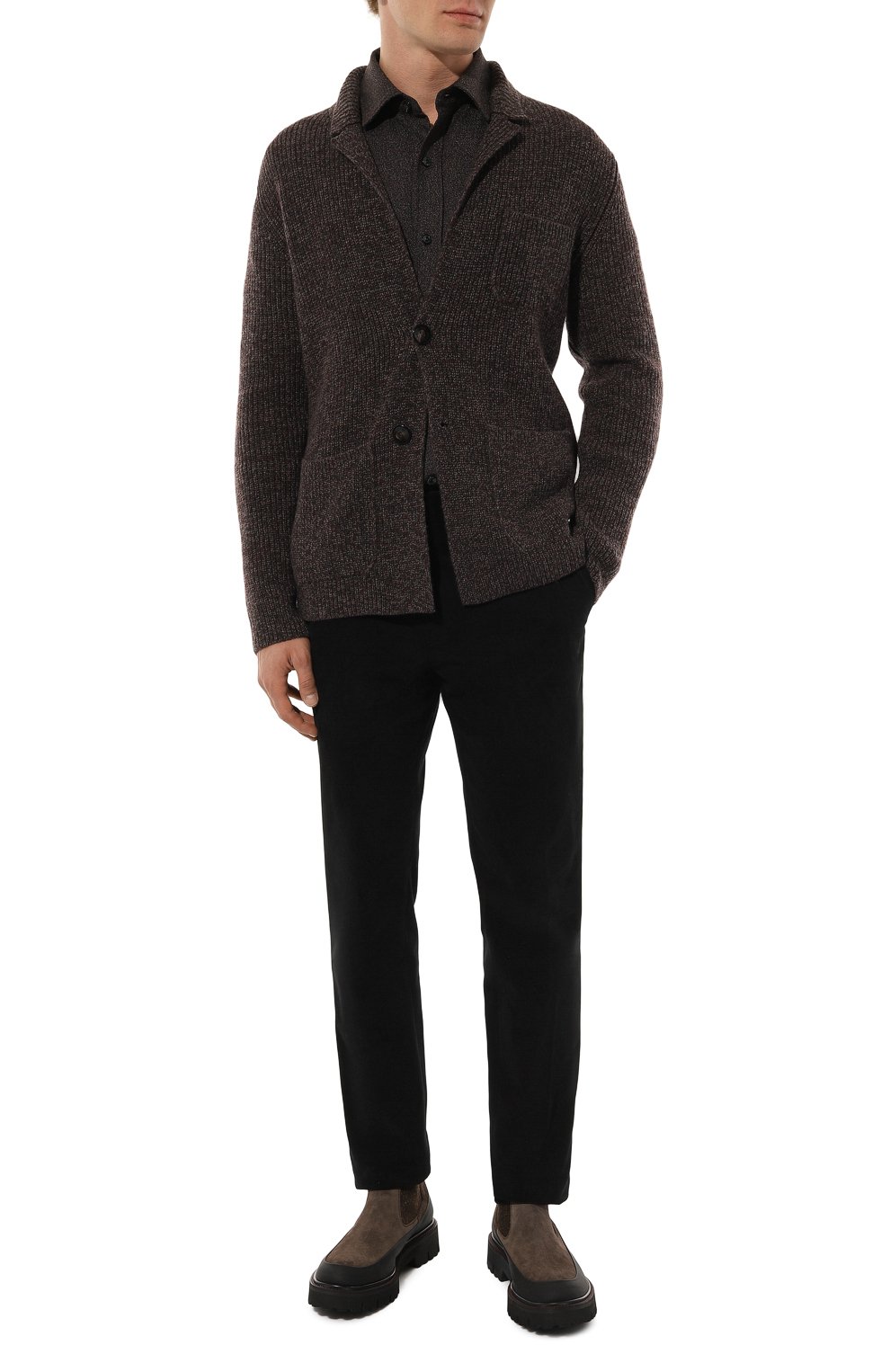 Замшевые челси KITON, арт. USSA195N0112506, фото 2