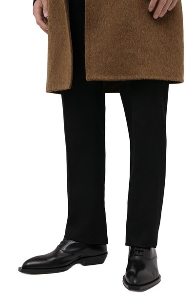 Кожаные оксфорды chisel BOTTEGA VENETA черного цвета по цене 83300 руб., арт. 667082/V10T0, фото 3 Кожаные оксфорды chisel BOTTEGA VENETA, арт. 667082/V10T0, фото 3