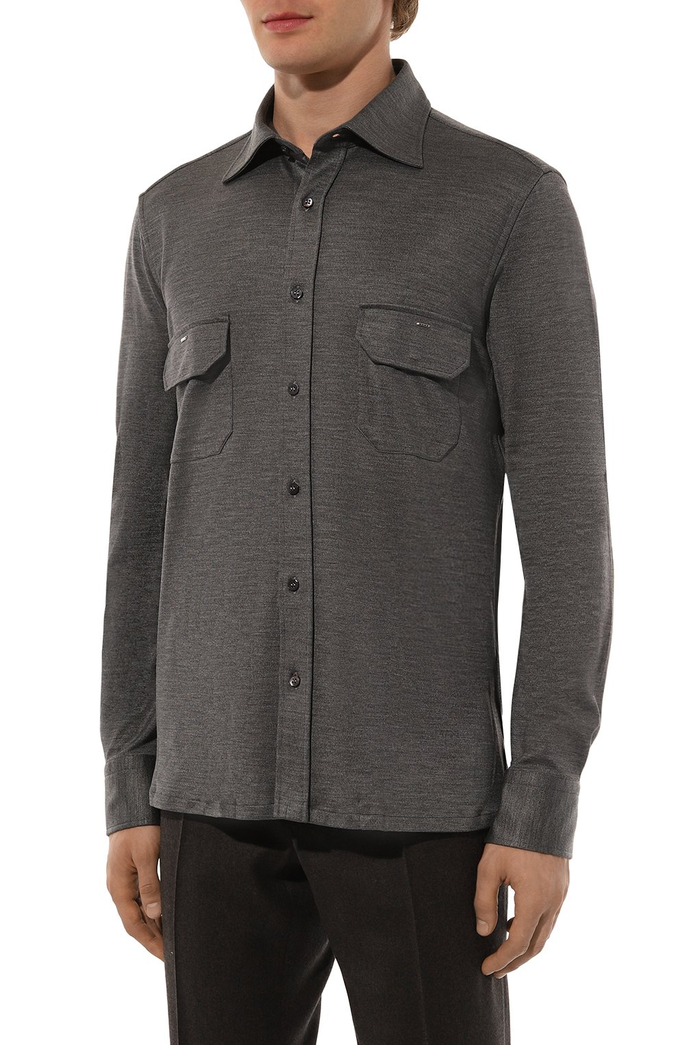 Рубашка из хлопка и шелк�а STEFANO RICCI, арт. CJ007518/TE2800, фото 3