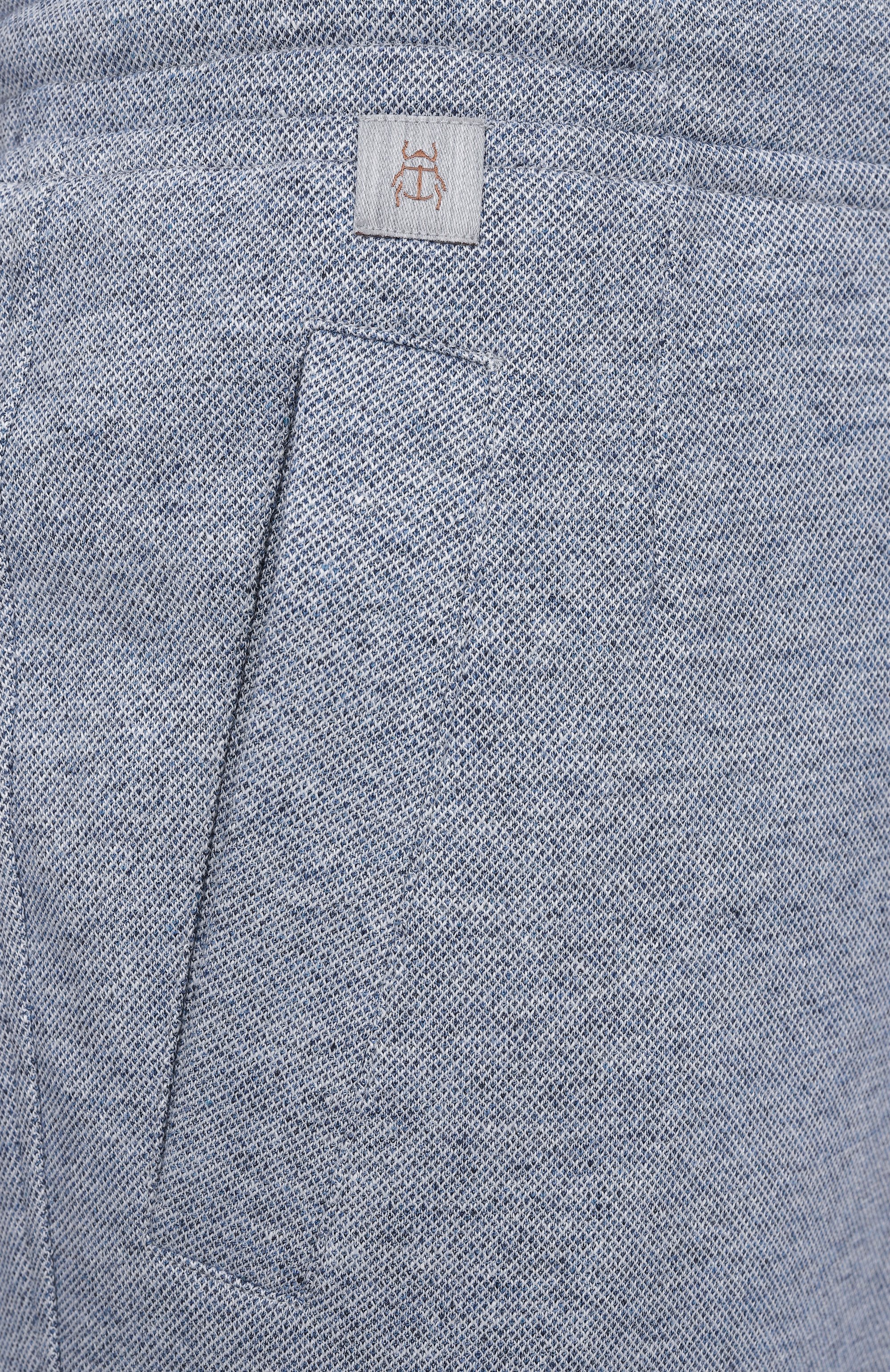 Шорты изо льна и хлопка CAPOBIANCO голубого цвета по цене 39950 руб., арт. 18M753.LUR0., фото 6 Шорты изо льна и хлопка CAPOBIANCO, арт. 18M753.LUR0., фото 6