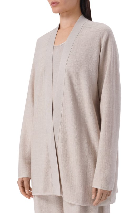 Кардиган из кашемира и шелка Colombo MA04892/FF00176 Серый  MA04892/FF00176 Фото 3