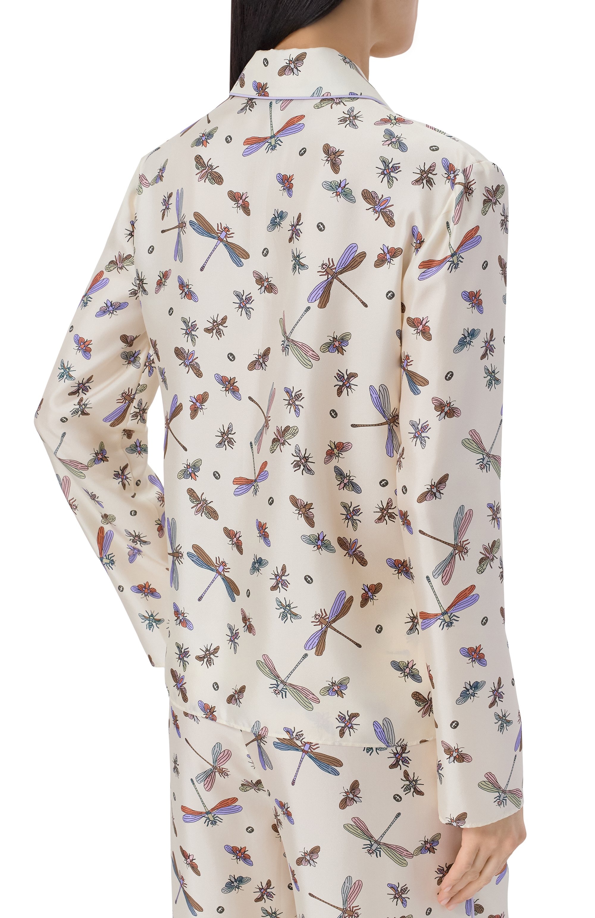 Шелковая рубашка GUCCI, арт. 856111/ZAUK3, фото 4