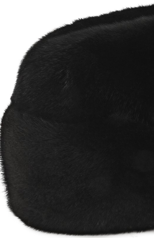 Меховая шапка Москвичка из норки FurLand 0010300110080400000 Чёрный  0010300110080400000 Фото 3