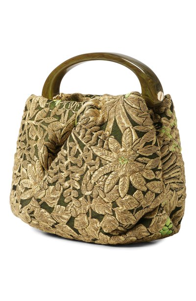 Сумка crisp DRIES VAN NOTEN зеленого цвета по цене 105000 руб., арт. 011508/4020, фото 4 Сумка crisp DRIES VAN NOTEN, арт. 011508/4020, фото 4
