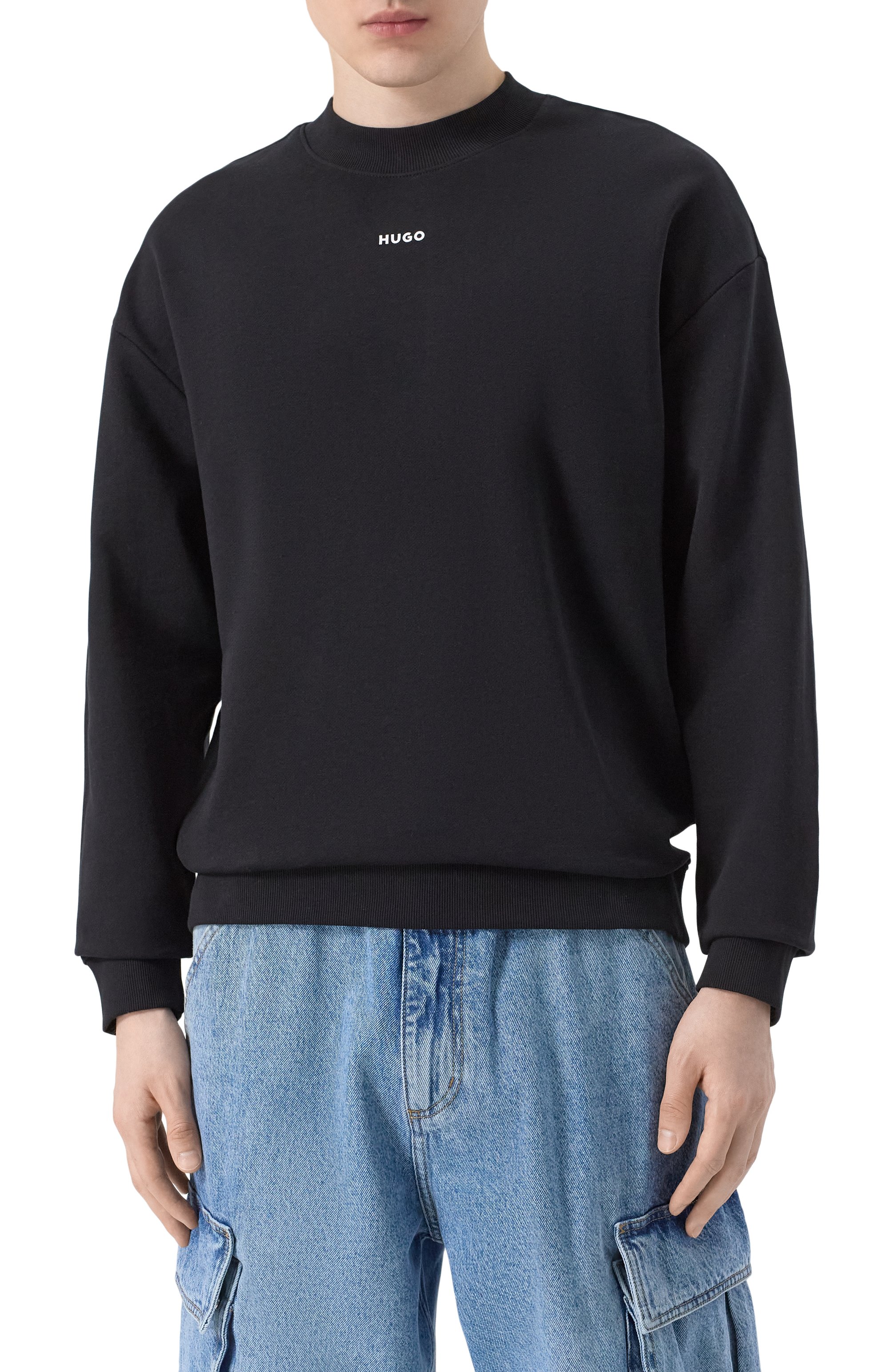 Хлопковый свитшот HUGO, арт. 50525892, фото 3