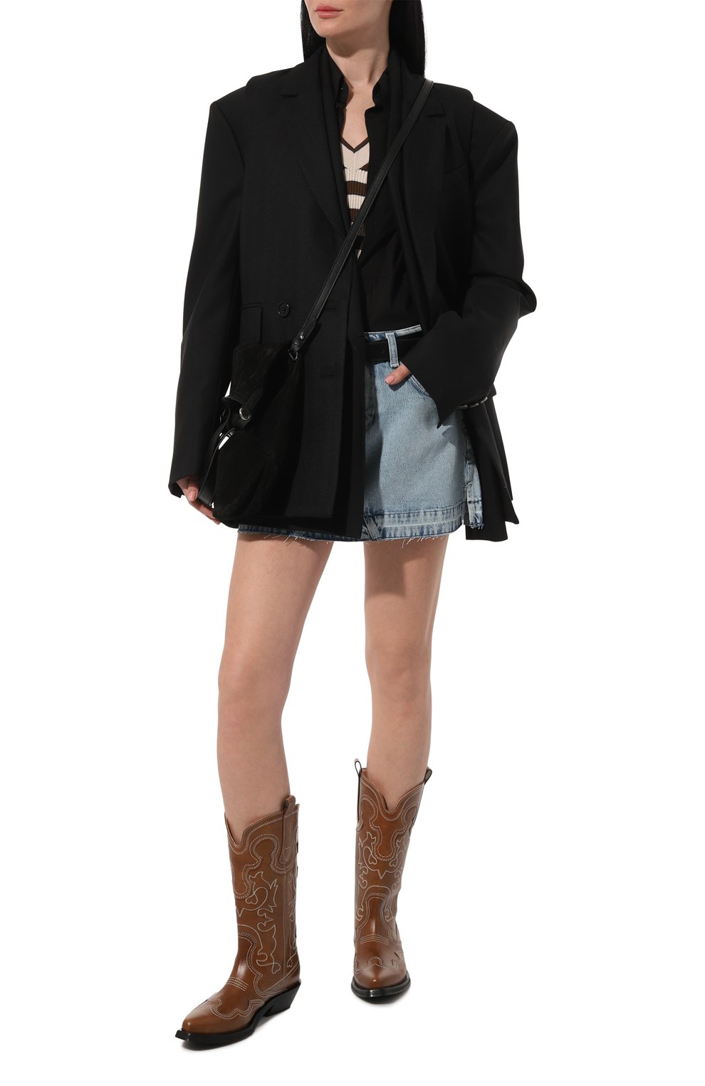 Кожаные казаки GANNI, арт. S2221, фото 2