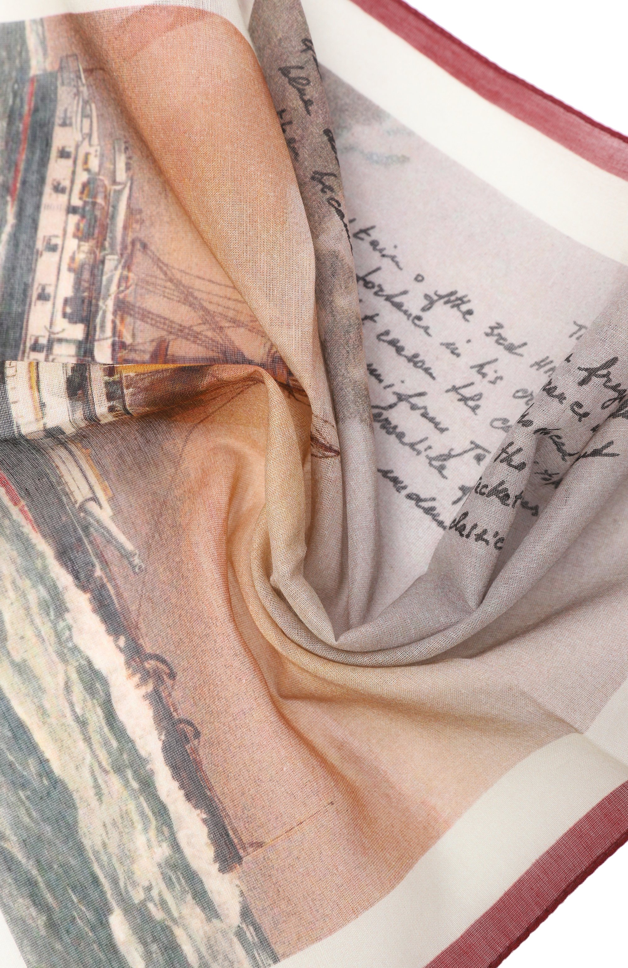 Платок из хлопка и шелка BOGLIOLI, арт. 20319/BLC980, фото 2