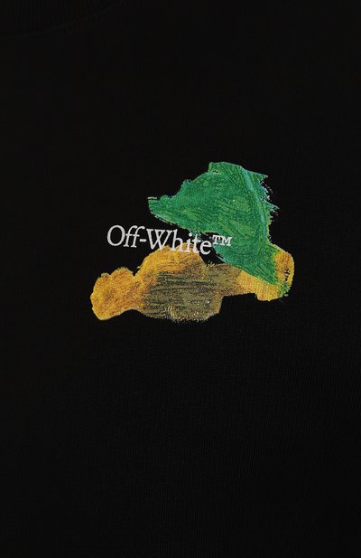 Хлопковый свитшот OFF-WHITE, арт. OMBA057S23FLE0011084, фото 5