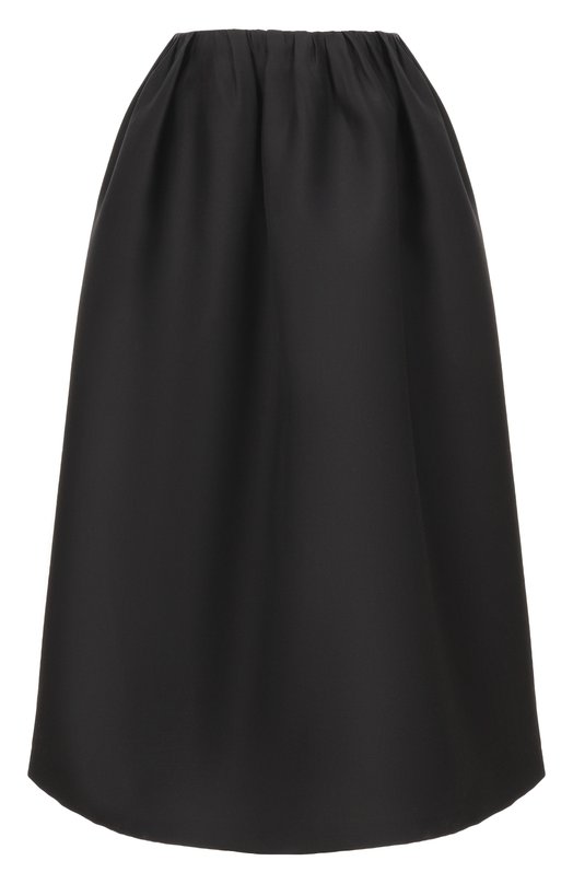 Юбка из шерсти и шелка TOTEME 261-WRB0389-FB0567 Чёрный 261-WRB0389-FB0567