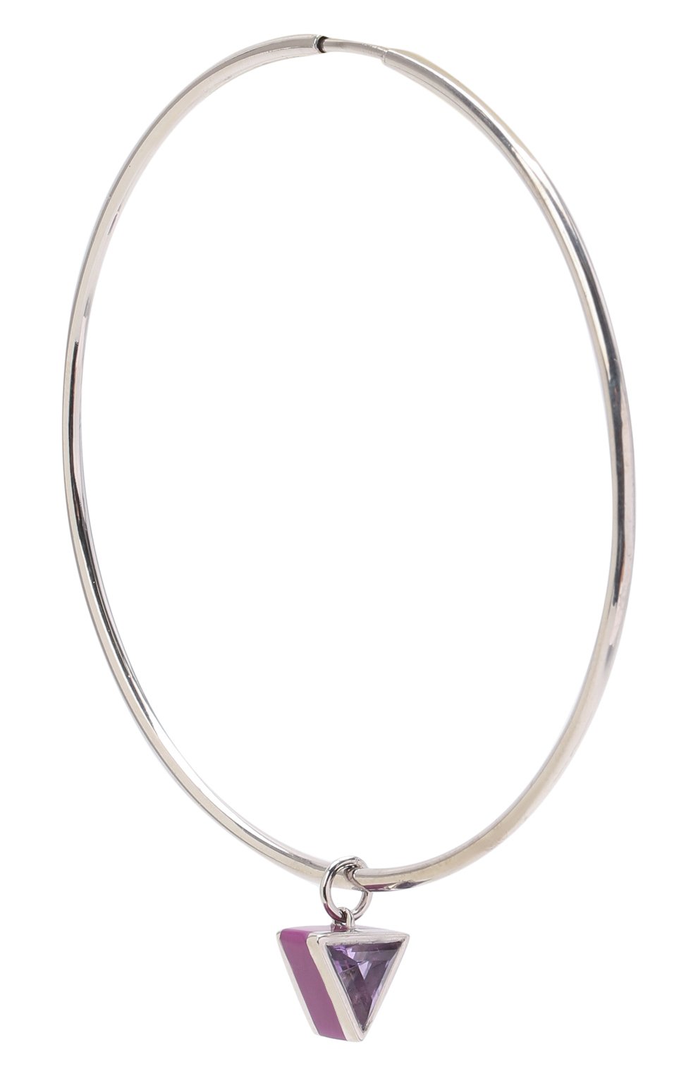 Моносерьга-круг JEWLIA сиреневого цвета по цене 18000 руб., арт. JR-135, фото 3 Моносерьга-круг JEWLIA, арт. JR-135, фото 3