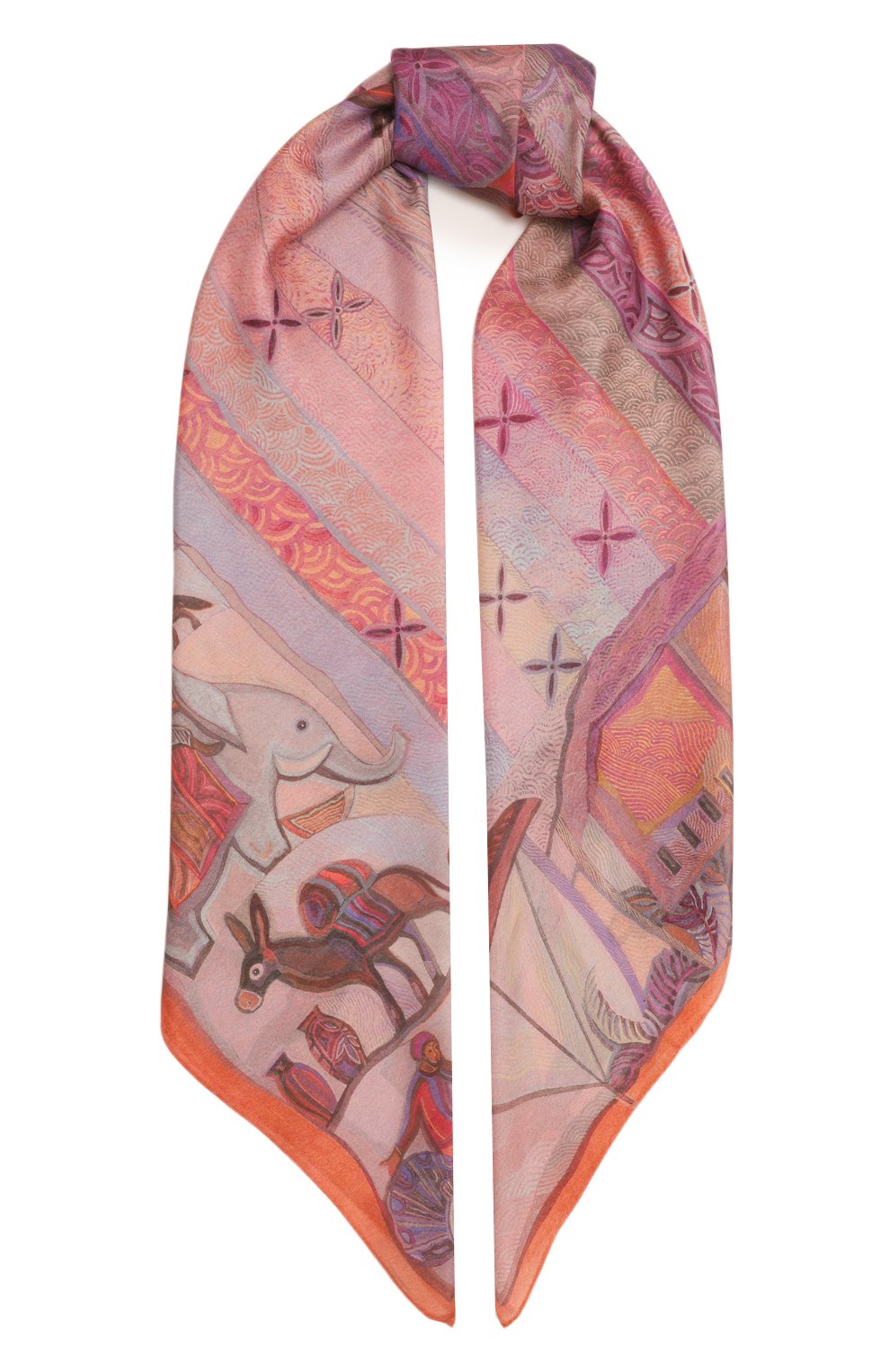 Шелковый платок хождение за три моря GOURJI, арт. T24TSEA7R, фото 1