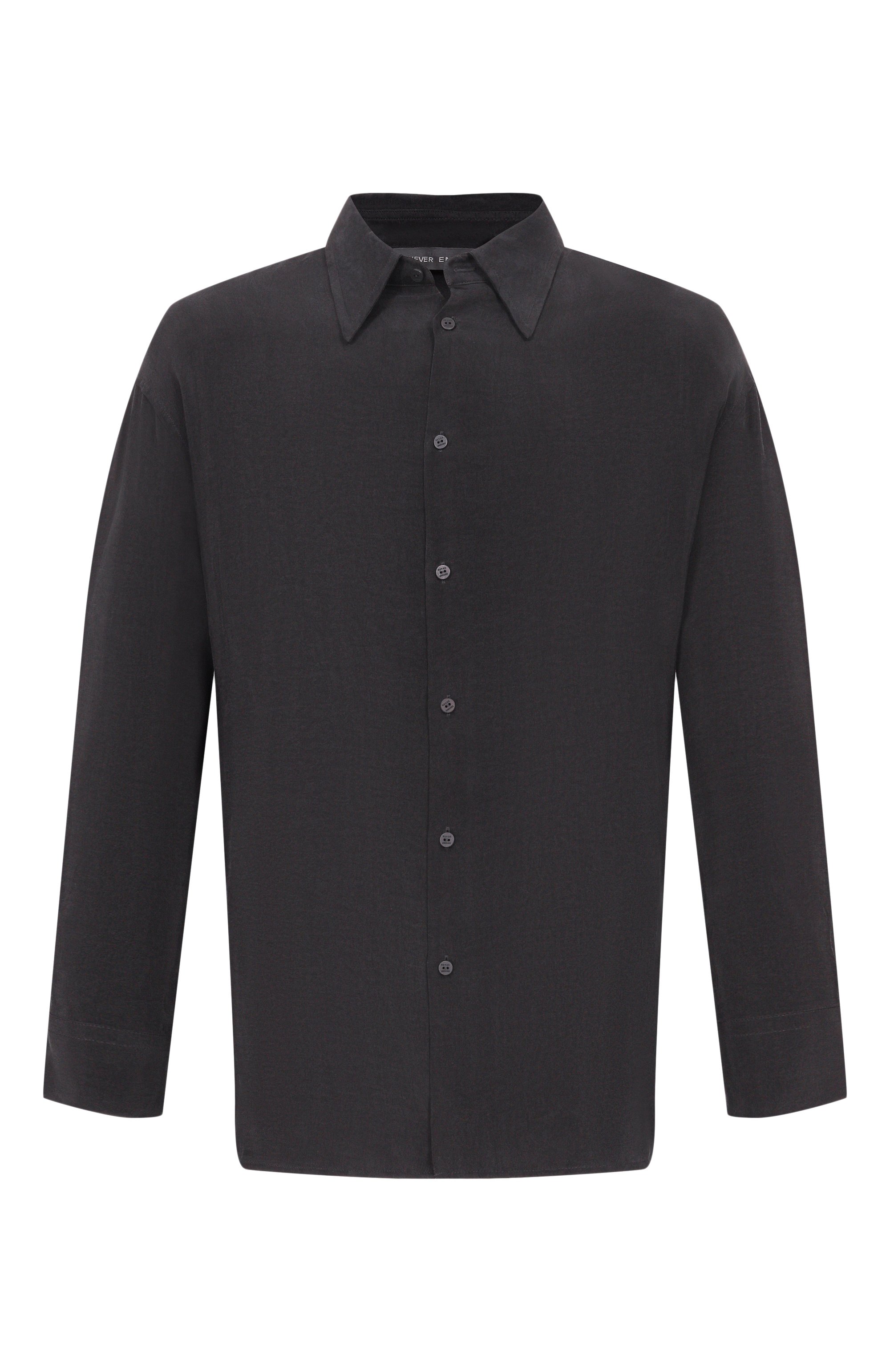 Рубашка NEVER ENOUGH черного цвета по цене 44100 руб., арт. 2B6M075-148/MSL019 NP W121, фото 1 Рубашка NEVER ENOUGH, арт. 2B6M075-148/MSL019 NP W121, фото 1