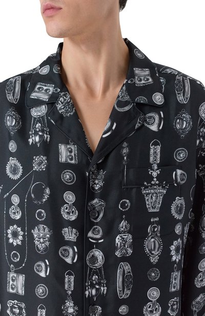 Шелковая сорочка DOLCE & GABBANA, арт. G5IF1T/IS1ZV, фото 5