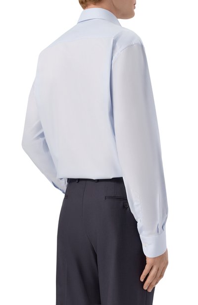 Хлопковая сорочка BRIONI светло-голубого цвета по цене 89950 руб., арт. RCB10L/0A04Q, фото 4 Хлопковая сорочка BRIONI, арт. RCB10L/0A04Q, фото 4