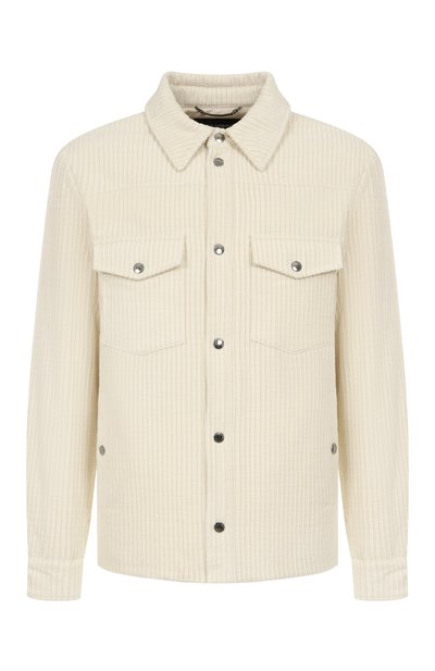 Мужская хлопковая куртка-рубашка DOLCE & GABBANA, арт. G9BRET/FUVLK