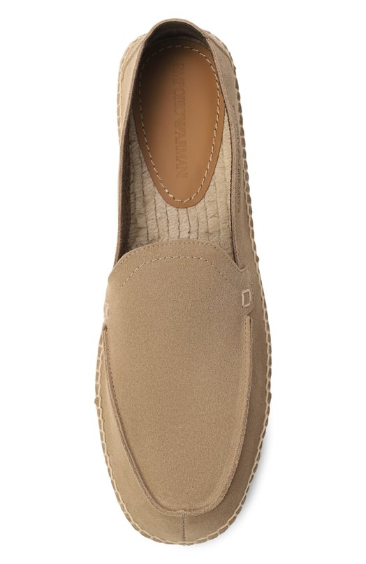 Замшевые эспадрильи Emporio Armani EM005854/AF23967 Бежевый  EM005854/AF23967 Фото 5