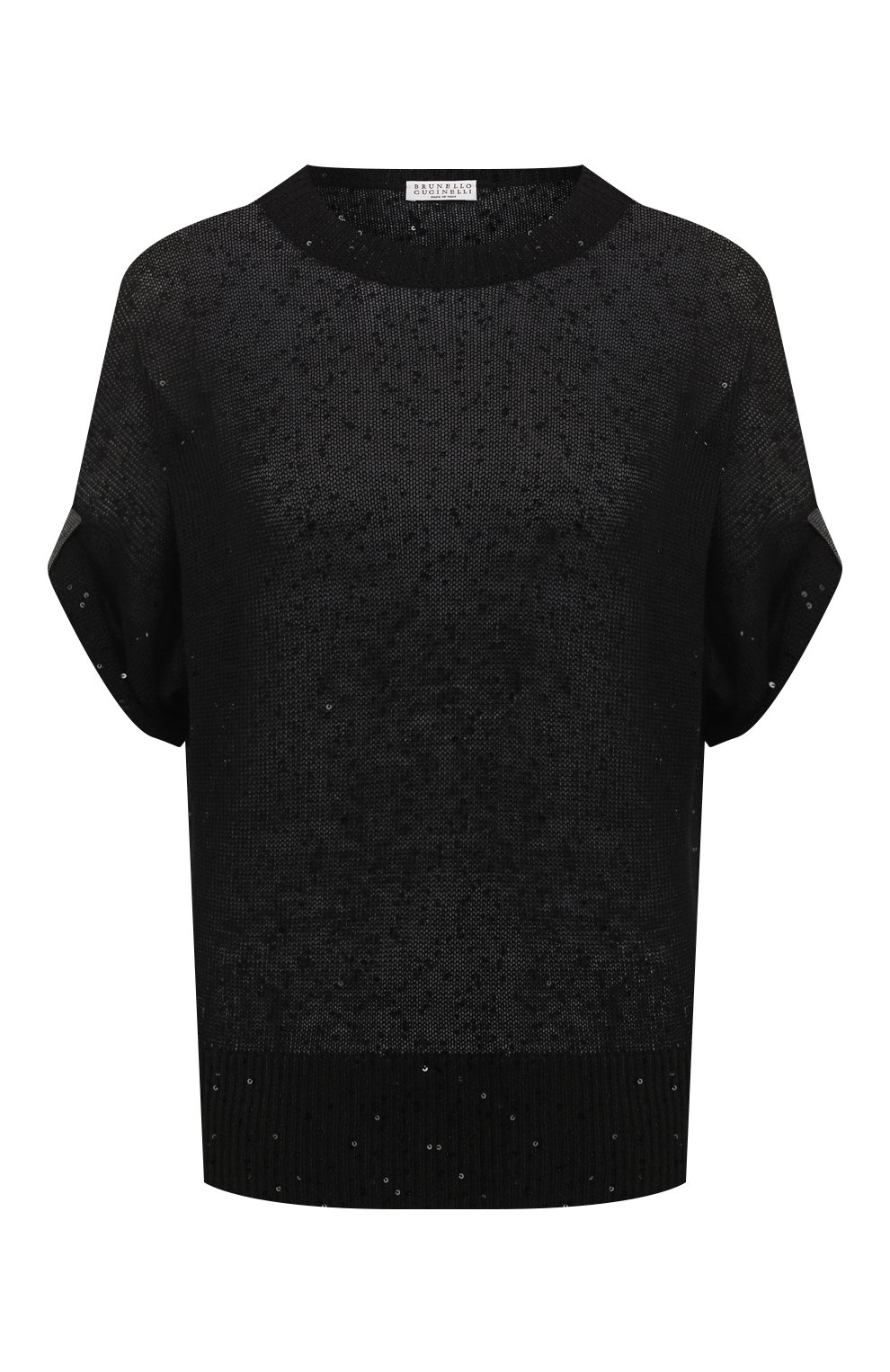 Топ из смеси льна и шелка BRUNELLO CUCINELLI, арт. M10552300, фото 1