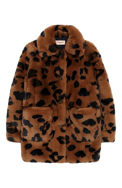 Шуба из меха кролика YVES SALOMON ENFANT, арт. 20WEM307XXREXX/8-10, фото 1