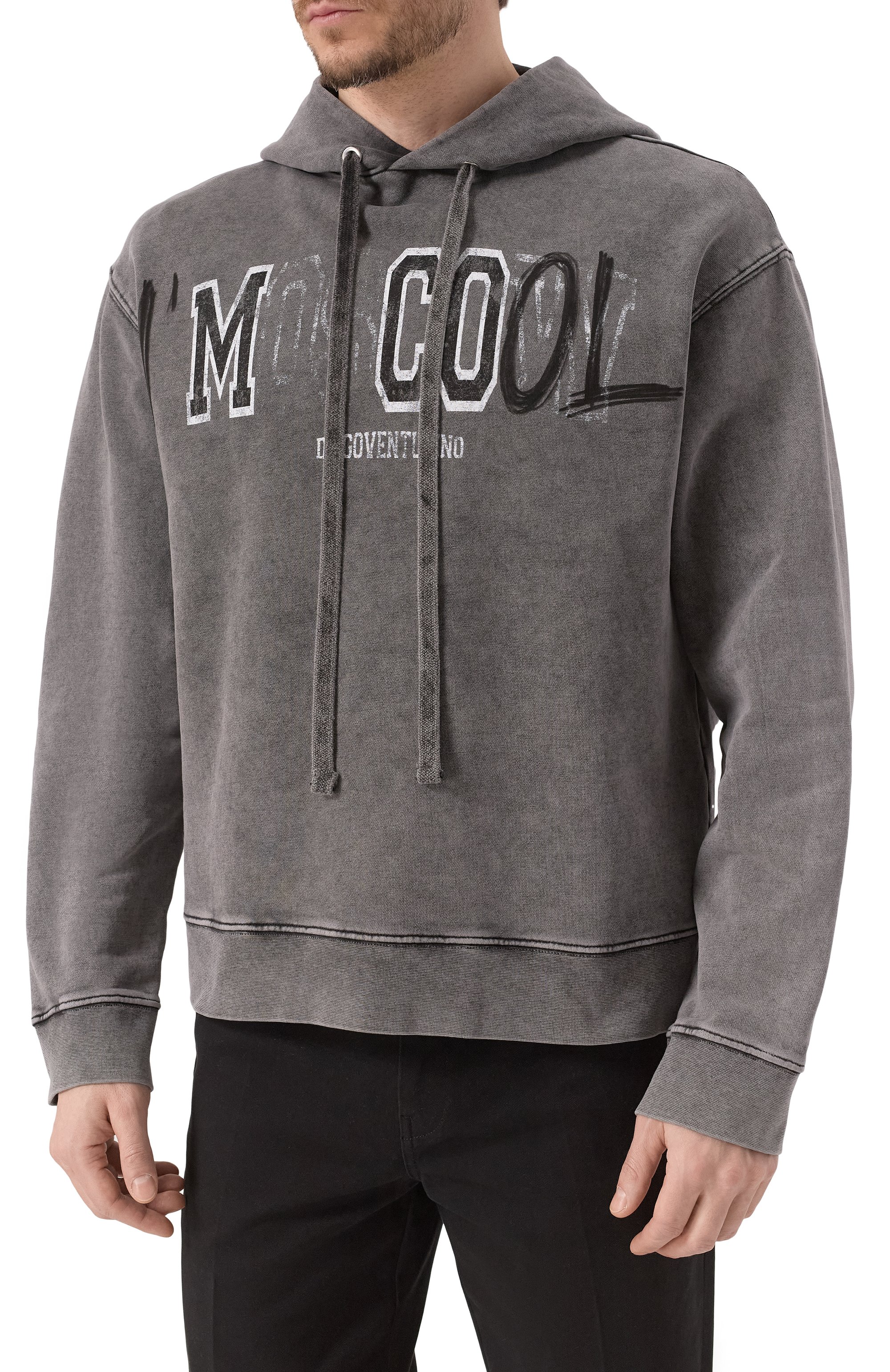 Хлопковое худи DIEGO VENTURINO, арт. DVFLHC00L, фото 3