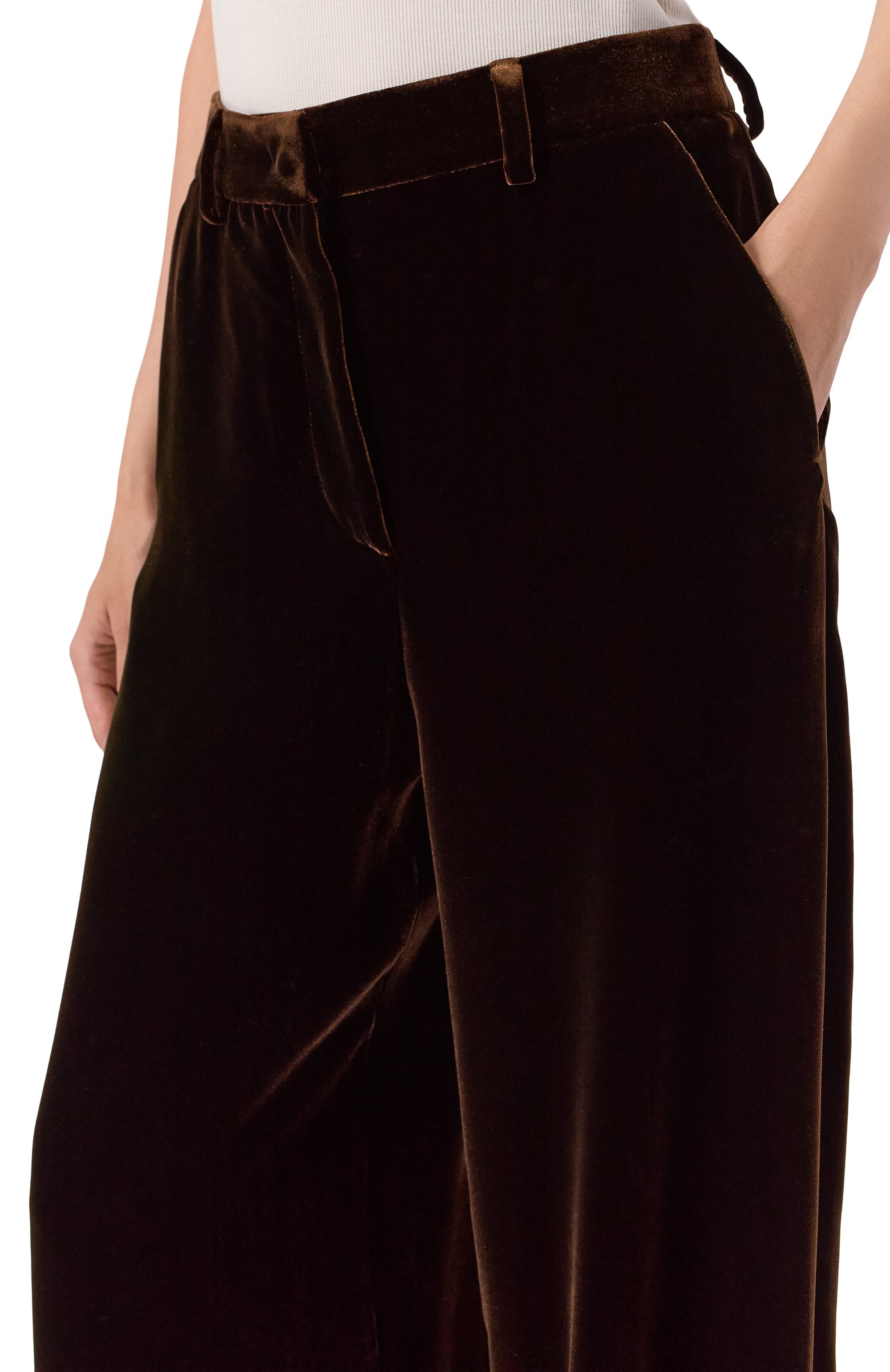 Бархатные брюки GIORGIO ARMANI, арт. GW001563/TE10831, фото 5