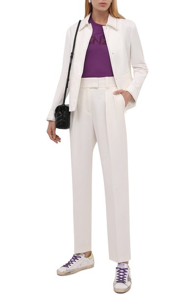 Кожаные кеды superstar GOLDEN GOOSE DELUXE BRAND, арт. GWF00101.F001554, фото 2