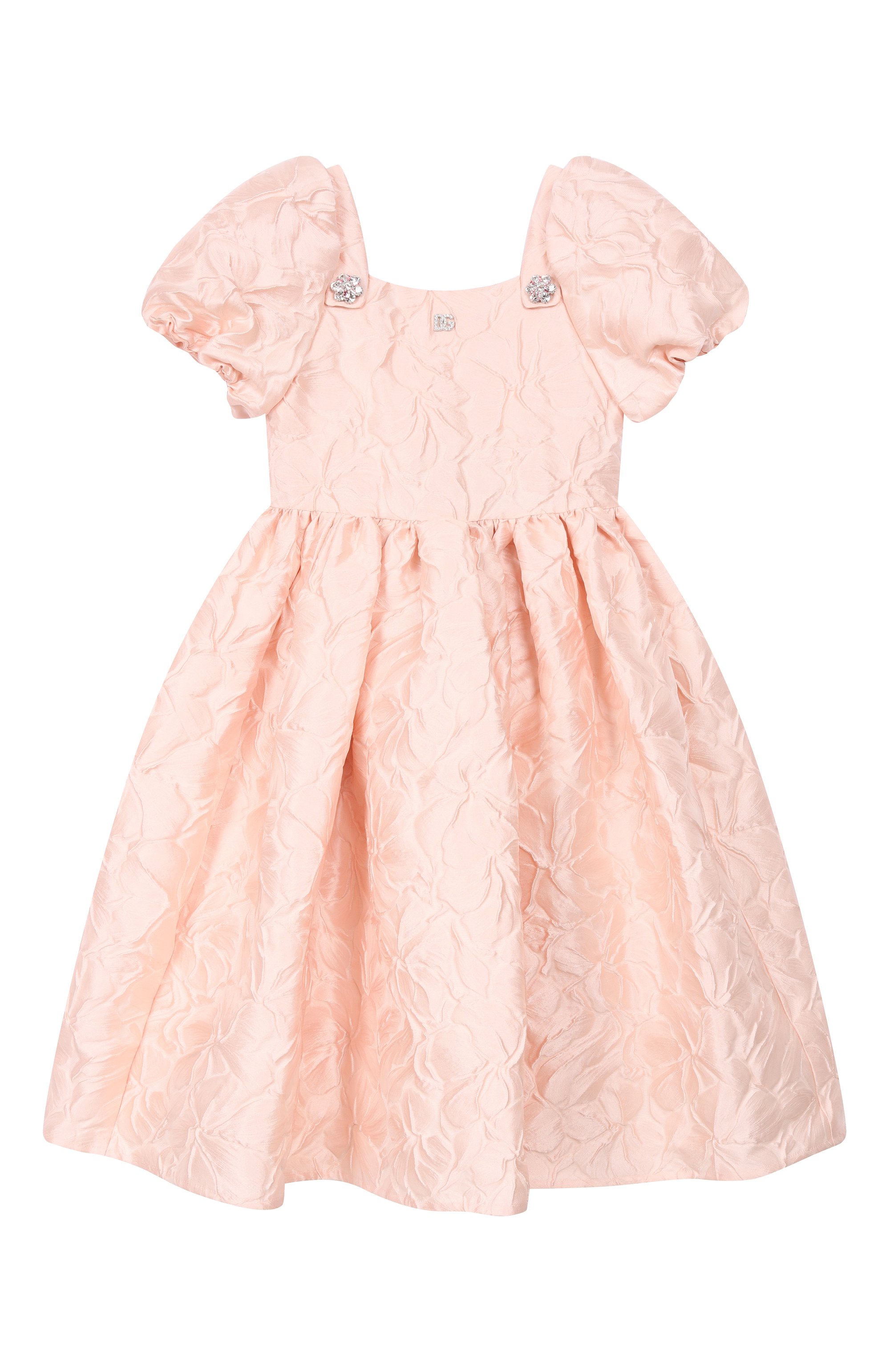 Платье DOLCE & GABBANA светло-розового цвета по цене 187500 руб., арт. L54DP6/HJMQ0, фото 1 Платье DOLCE & GABBANA, арт. L54DP6/HJMQ0, фото 1