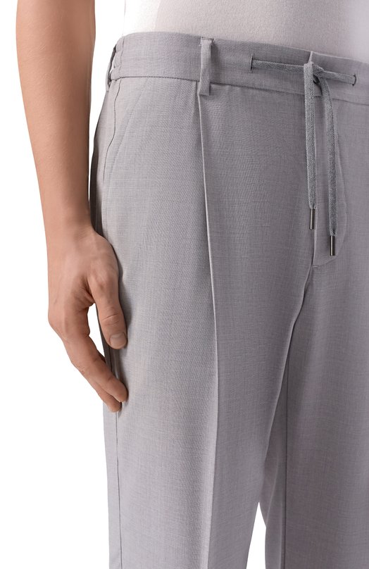 Шерстяные брюки Capobianco 20M808.FU00. Серый  20M808.FU00. Фото 5