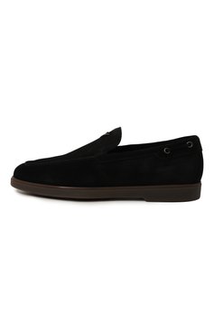 Мужские замшевые лоферы maui GIUSEPPE ZANOTTI DESIGN черного цвета, арт. IU40027 | Фото 4 (Материал утеплителя: Натуральный мех; Материал сплава: Проставлено; Нос: Не проставлено; Материал внешний: Натуральная кожа, Замша; Стили: Кэжуэл)