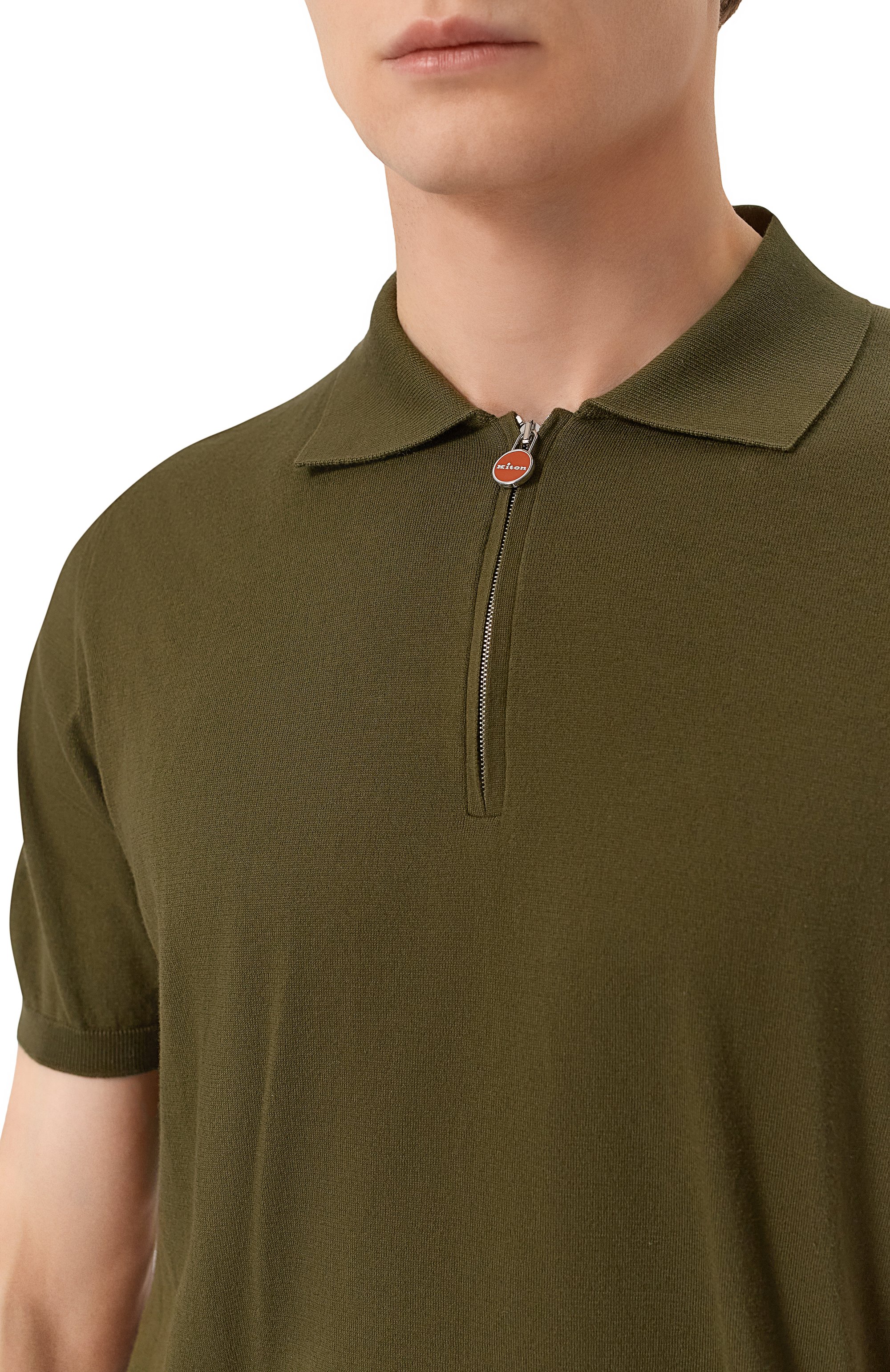 Хлопковое поло KITON, арт. UMKX33ZK319, фото 5