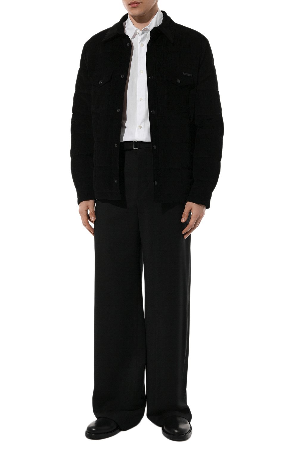 Хлопковая рубашка ANN DEMEULEMEESTER, арт. C000-M-SH04-FA296-001, фото 2