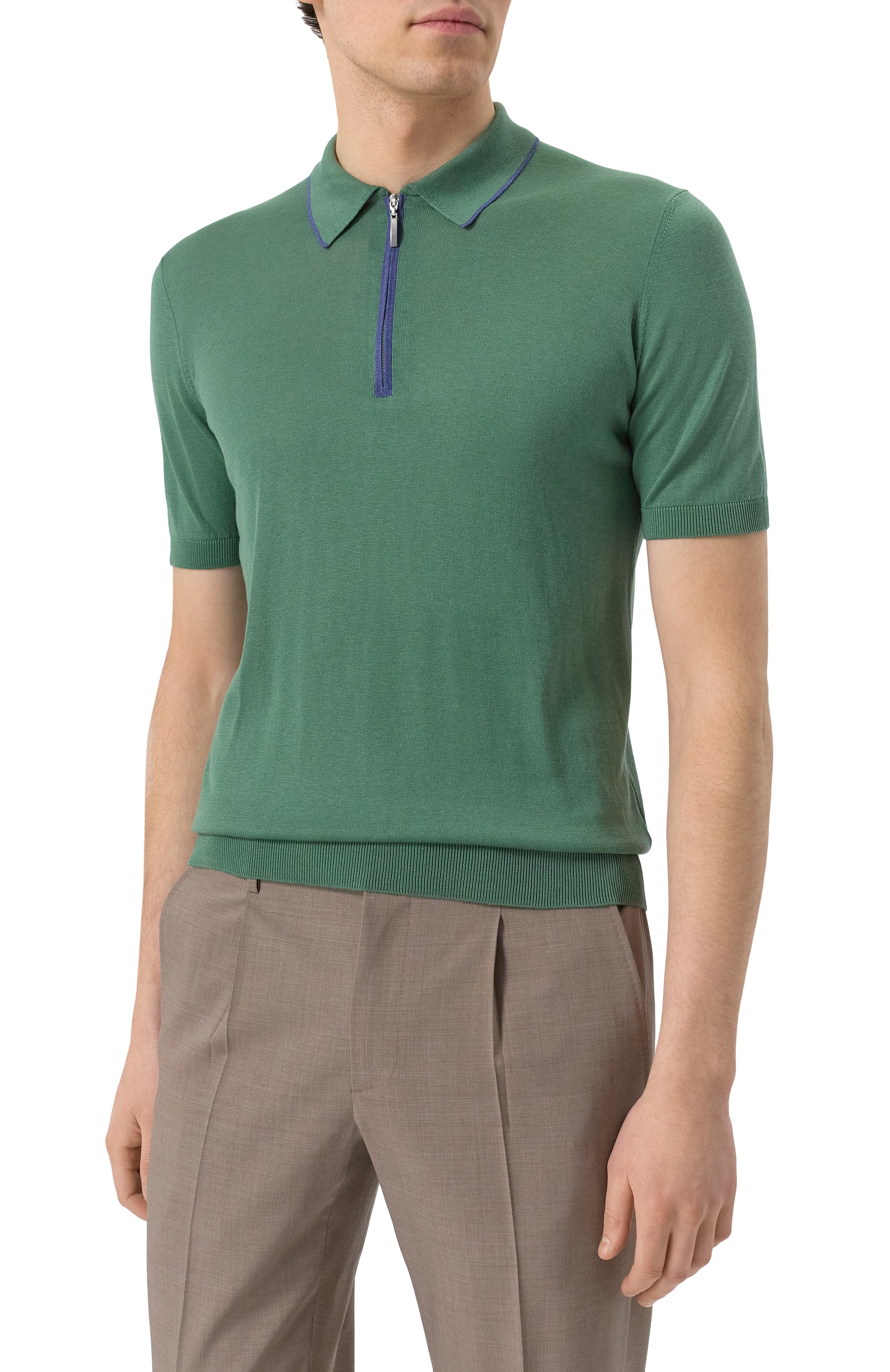 Шелковое поло GRAN SASSO, арт. 43166/23506, фото 3