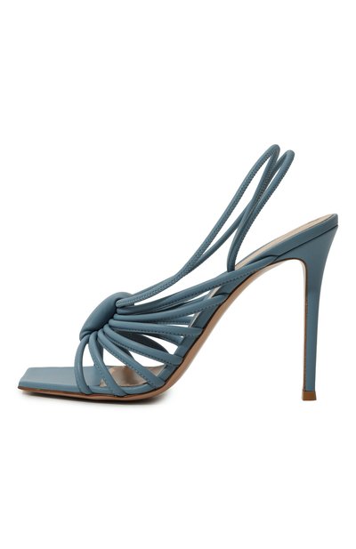 Кожаные босоножки hellen GIANVITO ROSSI, арт. G32488.15RIC.NAPANTB, фото 4