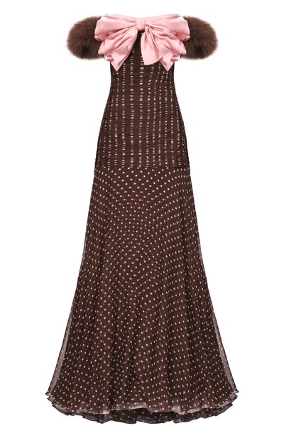 Женское шелковое платье VALENTINO, арт. 8B3VDMY1/A25