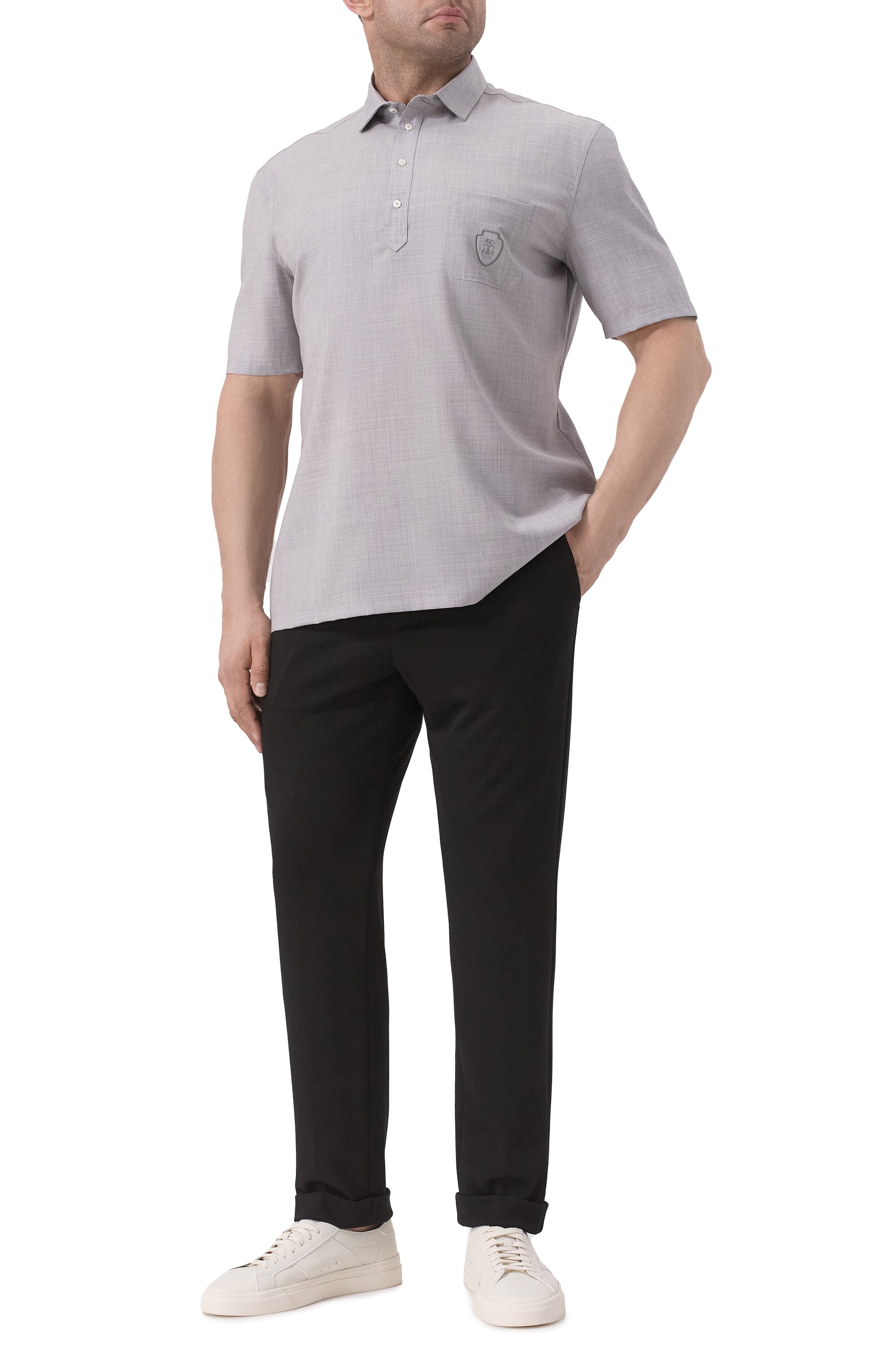 Шерстяная рубашка BRUNELLO CUCINELLI, арт. MM6701301F, фото 2