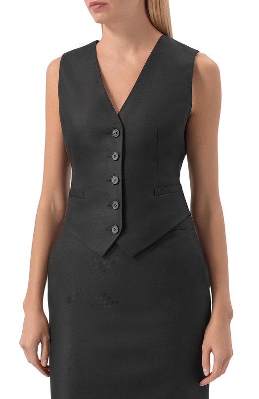 Шелковый жилет MVST M25.1PW.J003/ZEGNA Чёрный  M25.1PW.J003/ZEGNA Фото 3