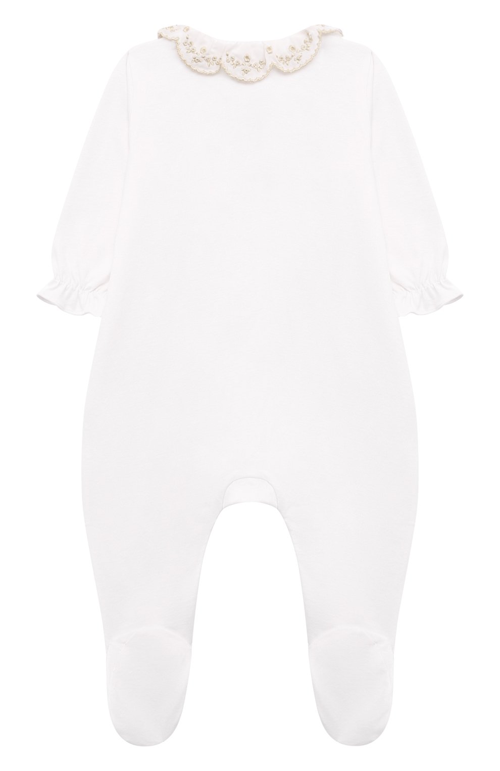 Хлопковый комбинезон TARTINE ET CHOCOLAT белого цвета по цене 9900 руб., арт. TZ54170, фото 2 Хлопковый комбинезон TARTINE ET CHOCOLAT, арт. TZ54170, фото 2