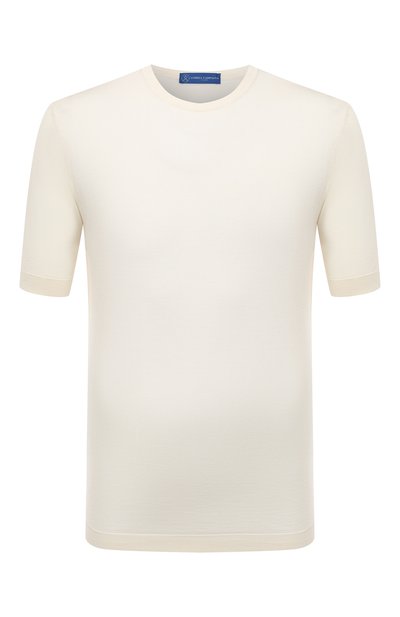 Мужской джемпер из шерсти и шелка ANDREA CAMPAGNA, арт. TS0MC/LSC18R