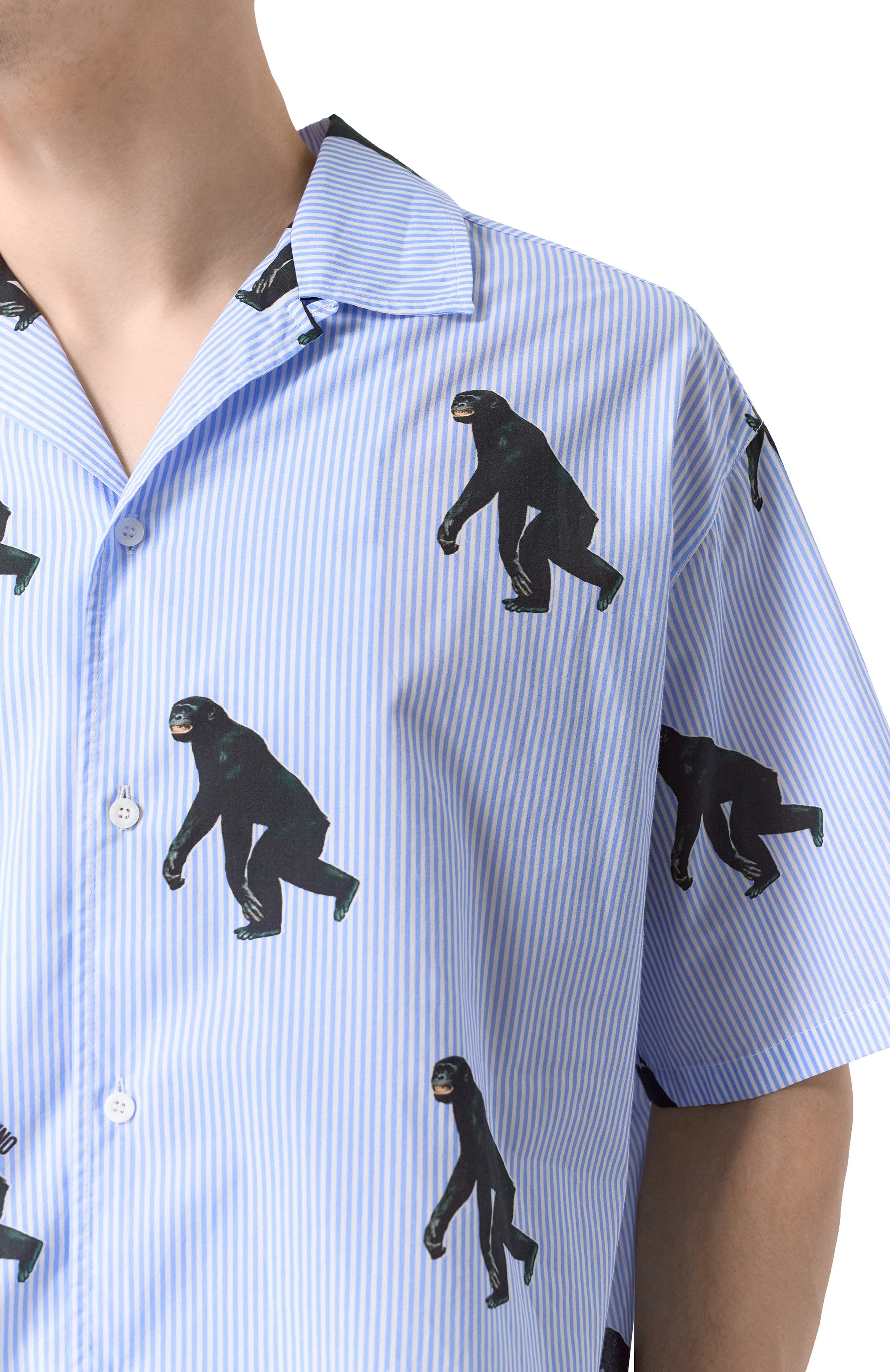 Хлопковая рубашка MOSCHINO, арт. A0226/0258, фото 5