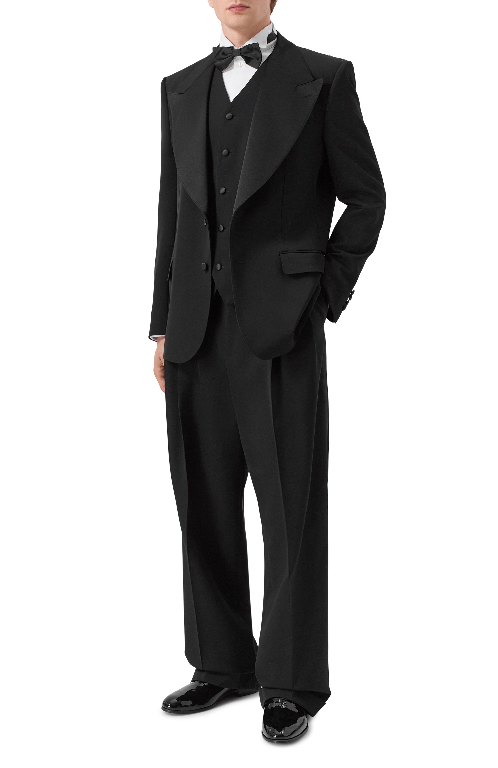 Жилет из шерсти и шелка DOLCE & GABBANA, арт. G713MT/GJ865, фото 2