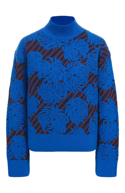 Женский свитер из шерсти и вискозы DRIES VAN NOTEN, арт. 011237-2731-504