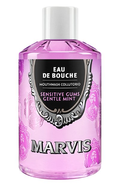 Женское ополаскиватель для полости рта sensitive gums gentle mint (400ml) MARVIS, арт. MV411352MRK