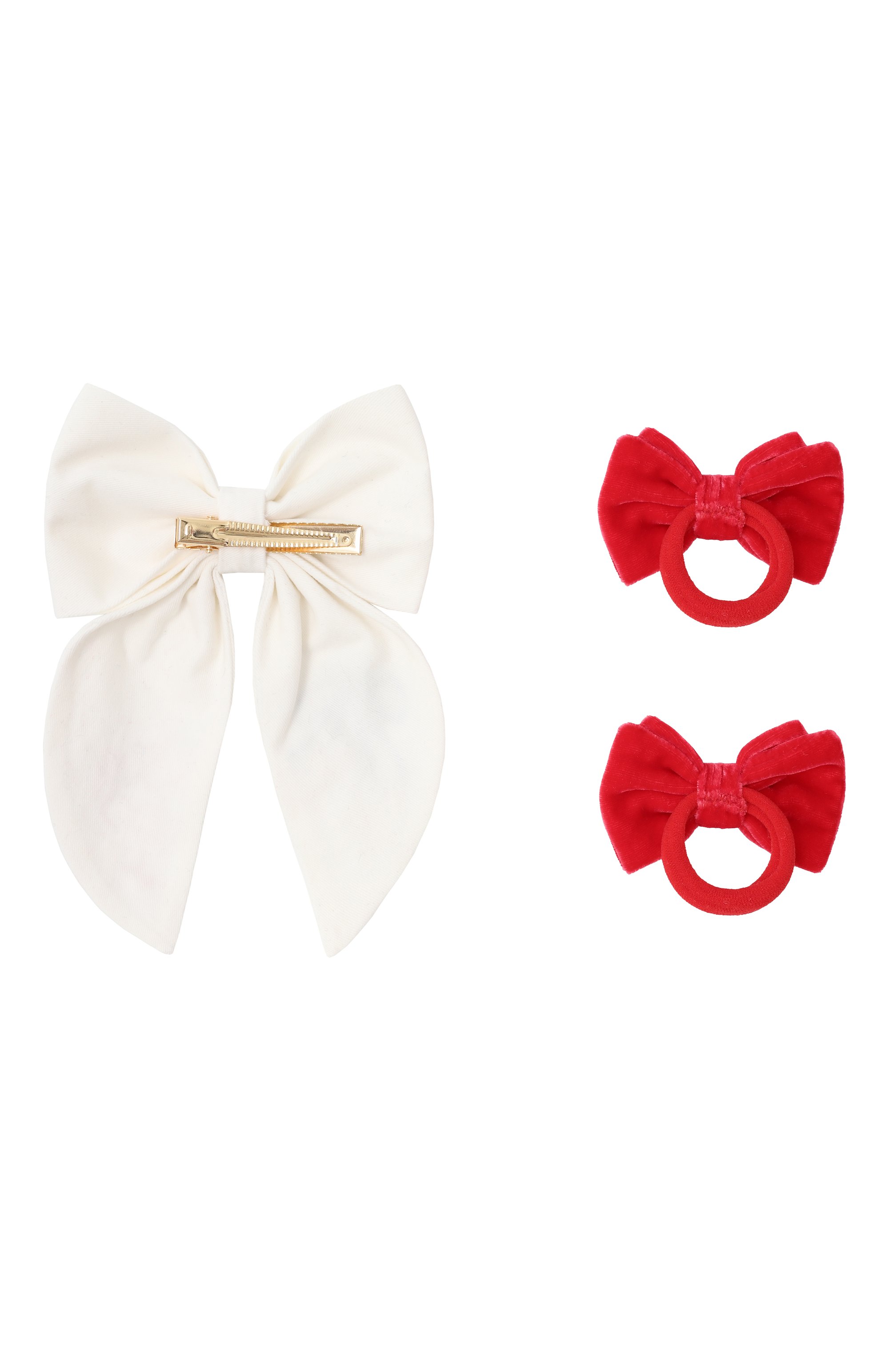 Комплект из трех бантов school PINK.OLIVKA разноцветного цвета по цене 12560 руб., арт. PO-70209, фото 2 Комплект из трех бантов school PINK.OLIVKA, арт. PO-70209, фото 2