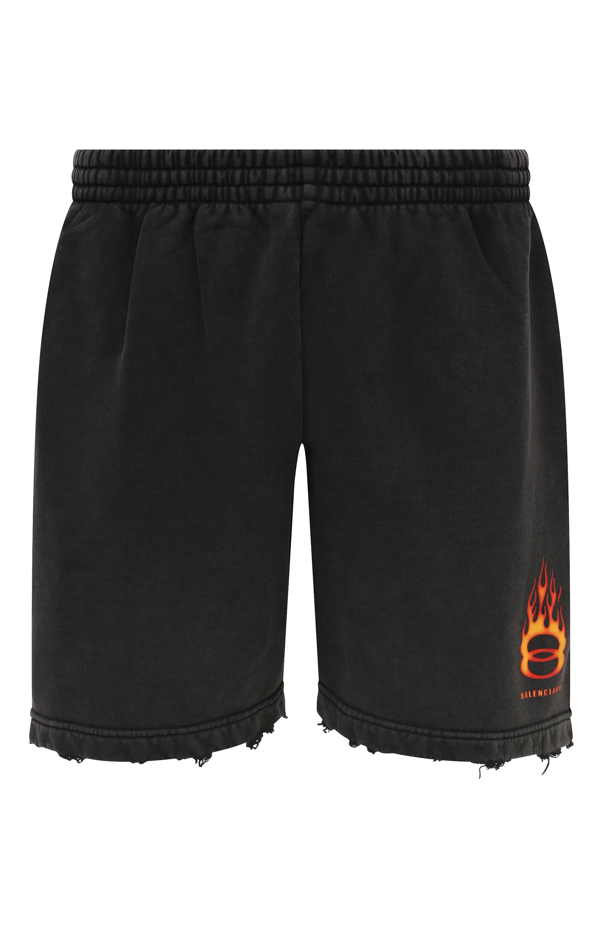 Хлопковые шорты BALENCIAGA темно-серого цвета по цене 106000 руб., арт. 676137/TQVW9, фото 1 Хлопковые шорты BALENCIAGA, арт. 676137/TQVW9, фото 1