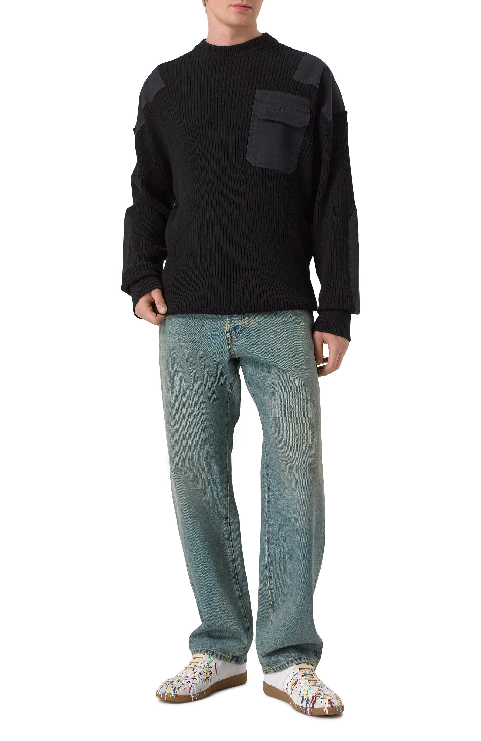 Хлопковый свитер BALENCIAGA, арт. 812765/T3365, фото 2